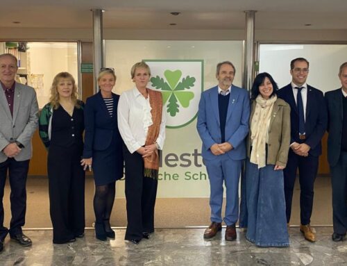 Visita de Simone Oldenburg al Instituto Ballester Deutsche Schule